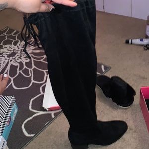 Shoedazzle extra wide calf over the knee boot